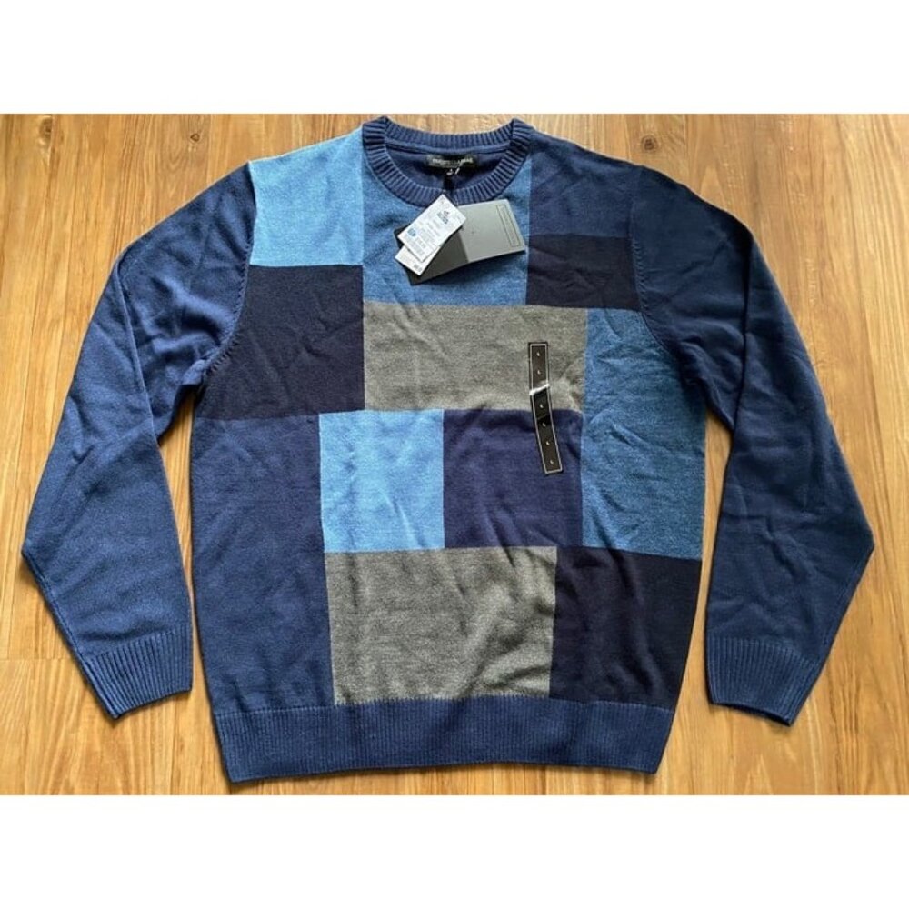 Tricots St. Raphael Men's Blue Sweater (Large)